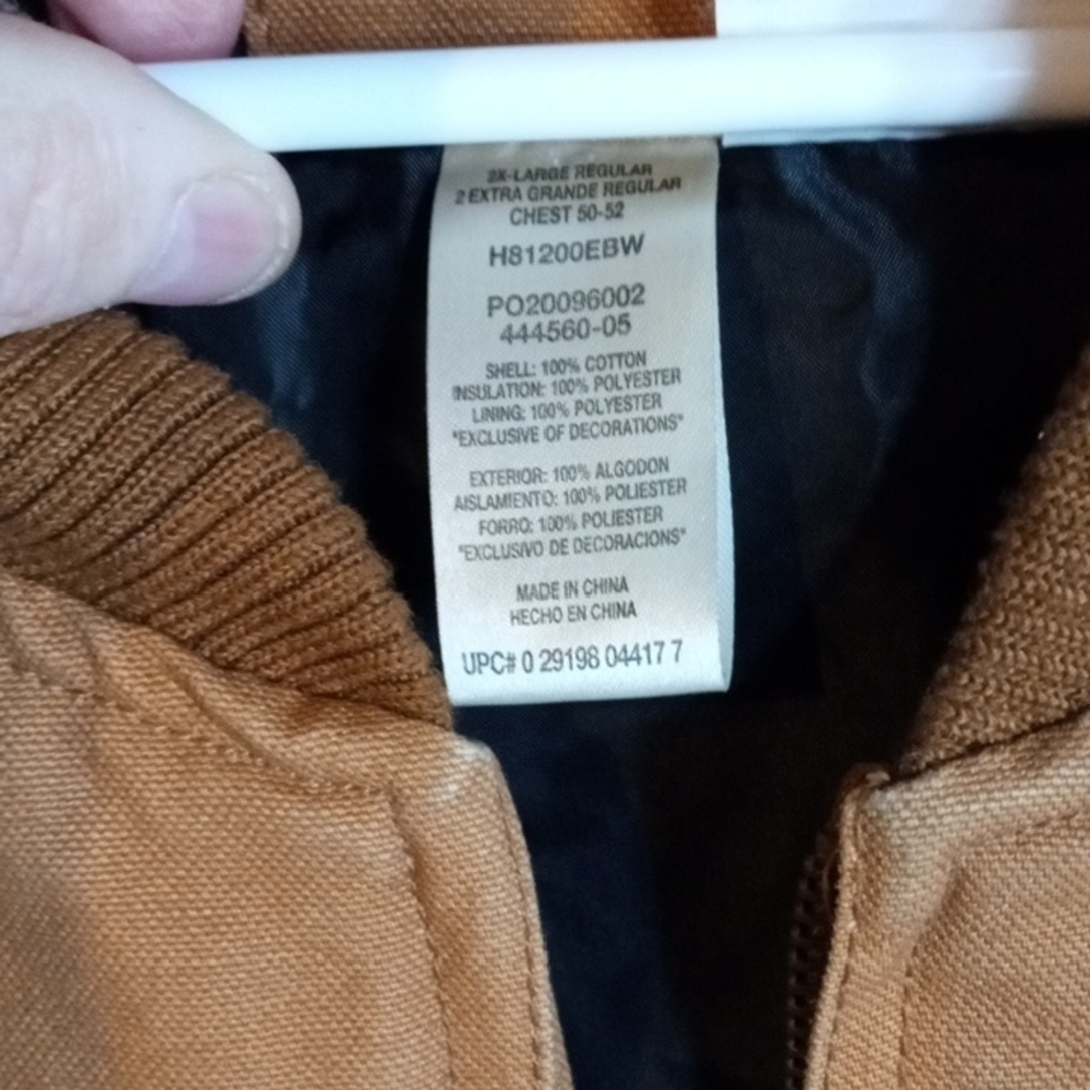 Big Smith Beautiful Men's Brown Orange Rugged Work/Hunting Vest Oversized 2xl - Picture 2 of 13